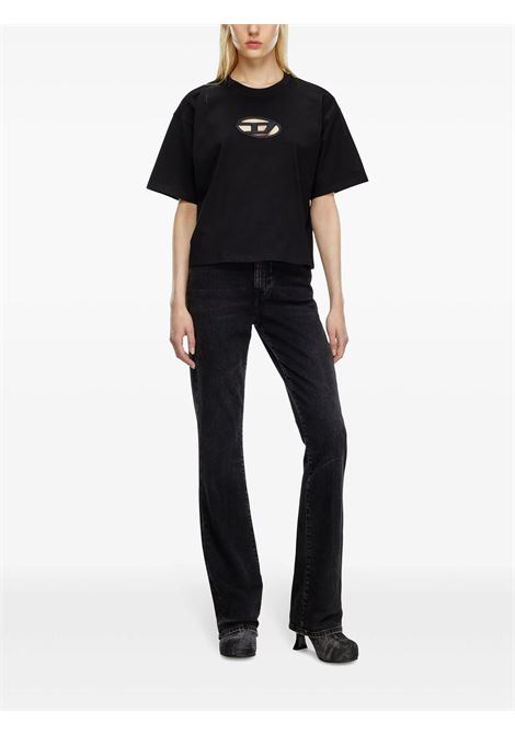 t-shirt t buxt crop donna nera DIESEL | A15096 0NIAX9XX